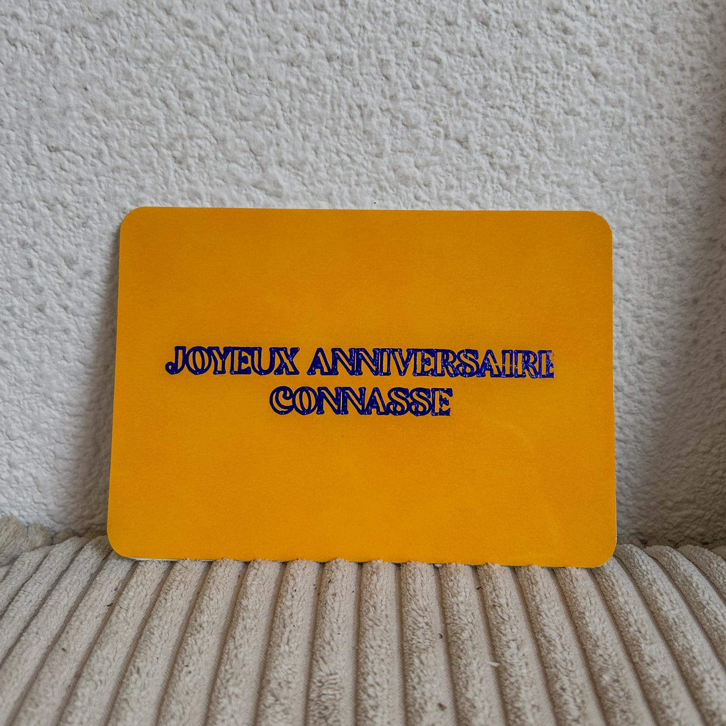 Cartes en cuir connasse