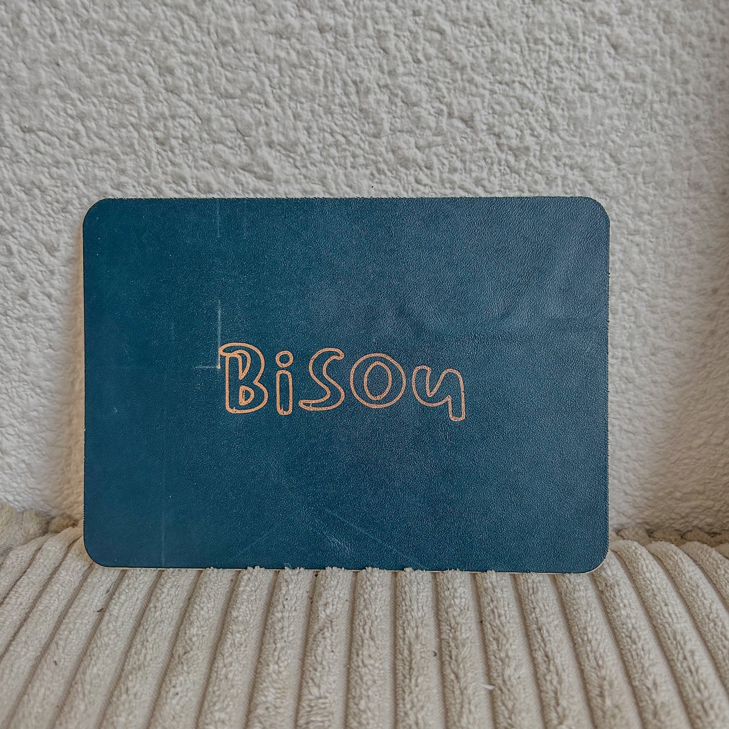 Cartes en cuir bisou