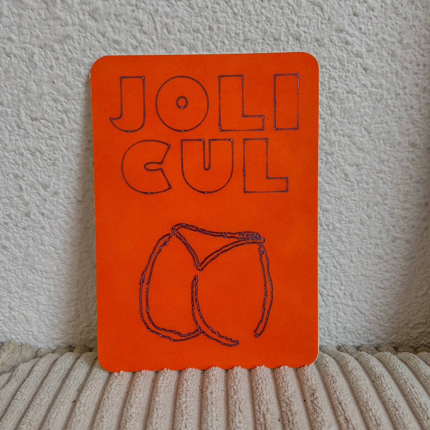Cartes en cuir joli cul