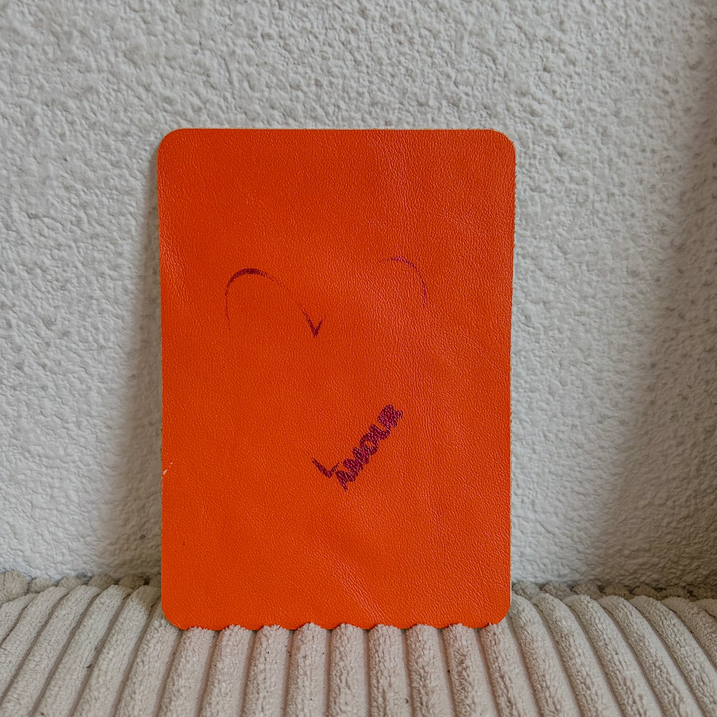 Cartes en cuir amour