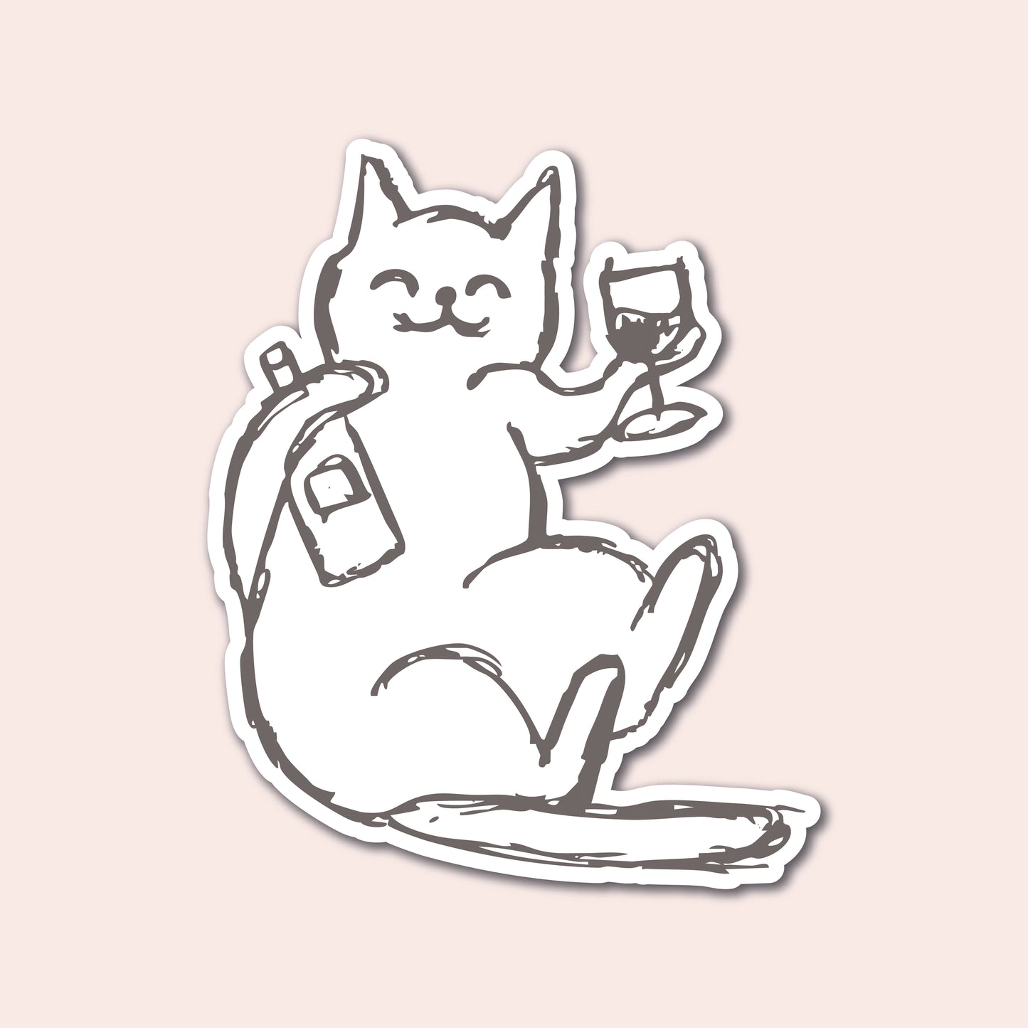 Sticker CHAT APÉRO