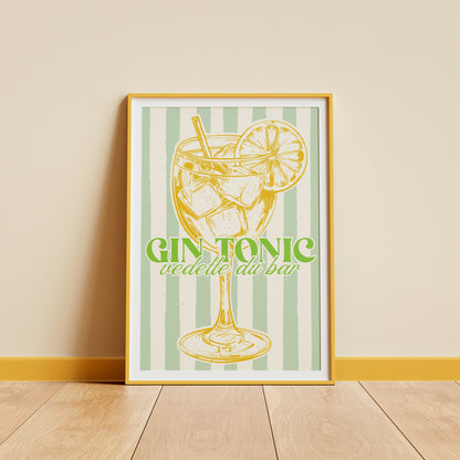 Affiche GIN TONIC