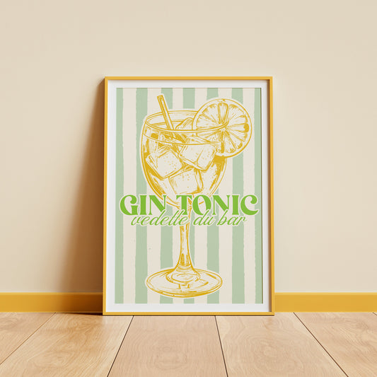 Affiche GIN TONIC