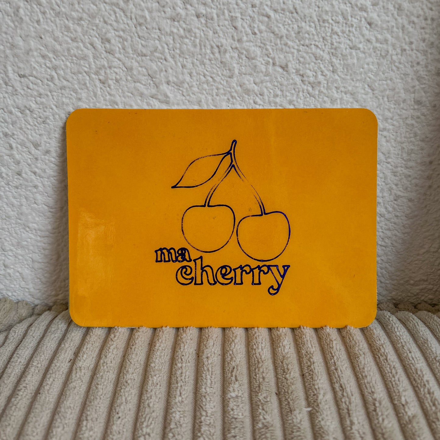 Cartes en cuir ma cherry