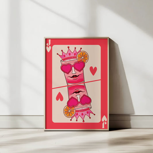 Affiche JEUX DE CARTES J