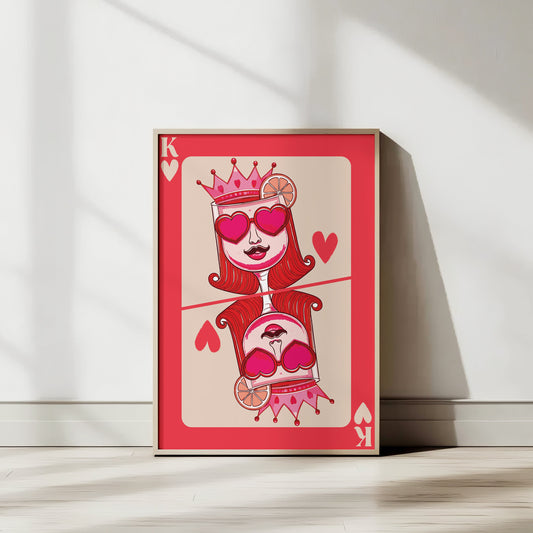 Affiche JEUX DE CARTES K