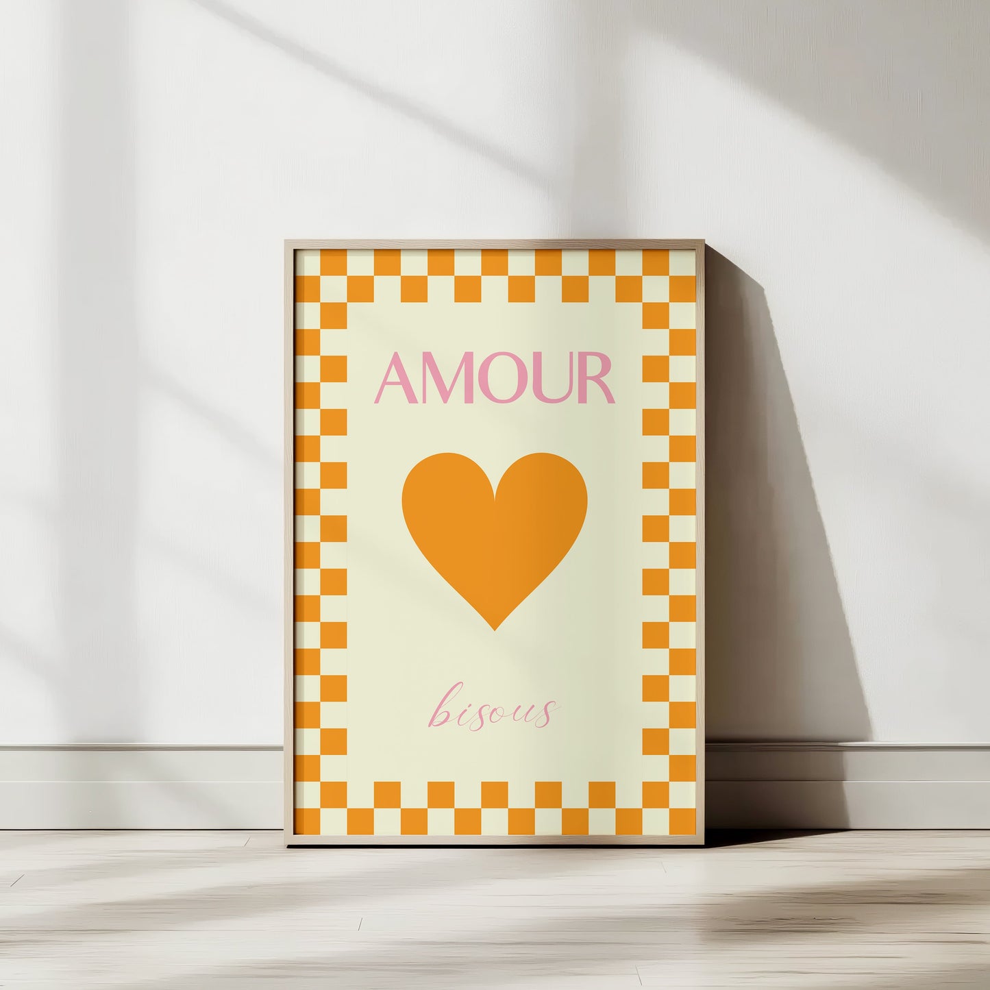Affiche AMOUR BISOUS