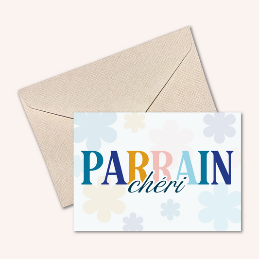 Carte PARRAIN CHÉRI