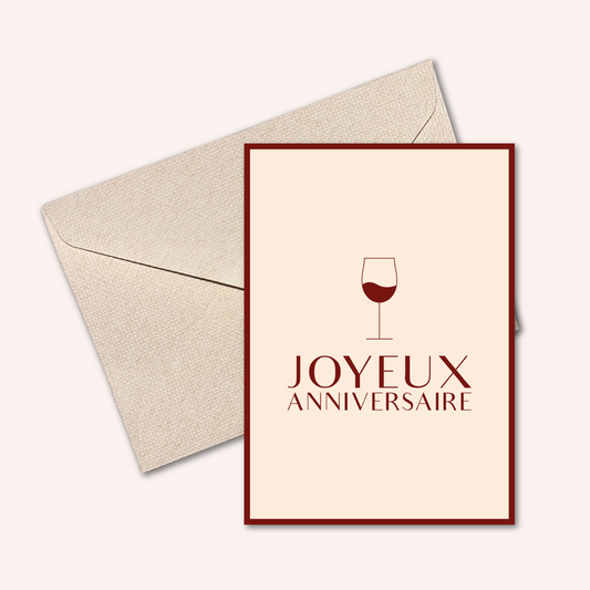 Carte JOYEUX ANNIVERSAIRE