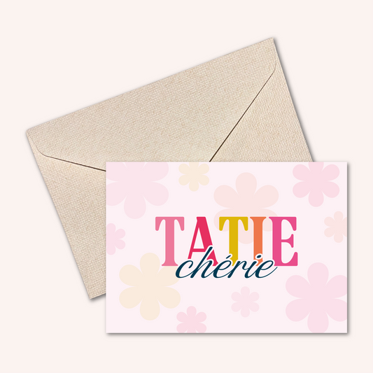 Carte TATIE CHÉRIE