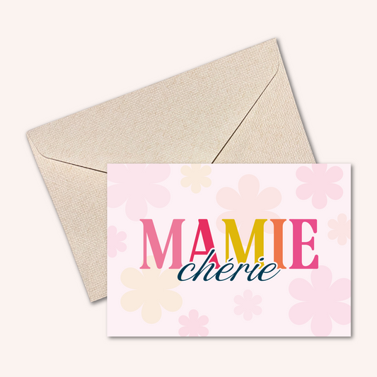 Carte MAMIE CHÉRIE