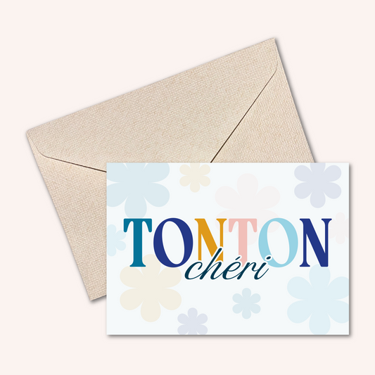Carte TONTON CHÉRI