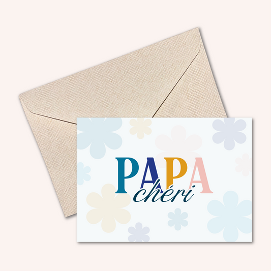 Carte PAPA CHÉRI