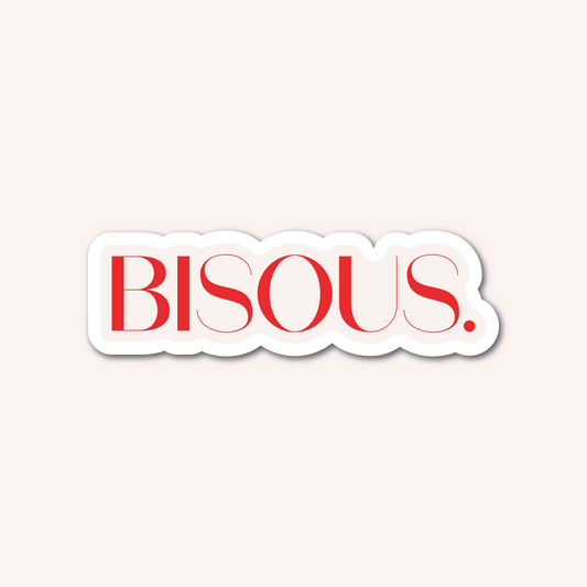 Sticker BISOUS