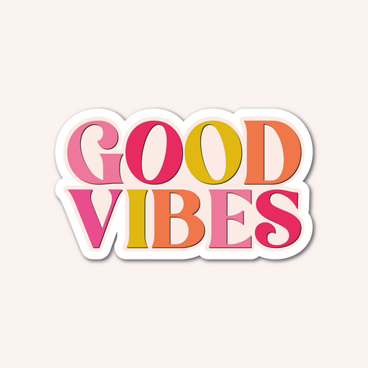Sticker GOOD VIBES