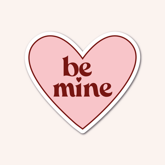 Sticker BE MINE